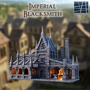 Imperial Blacksmith DND, Wargames Tabletop Terrain